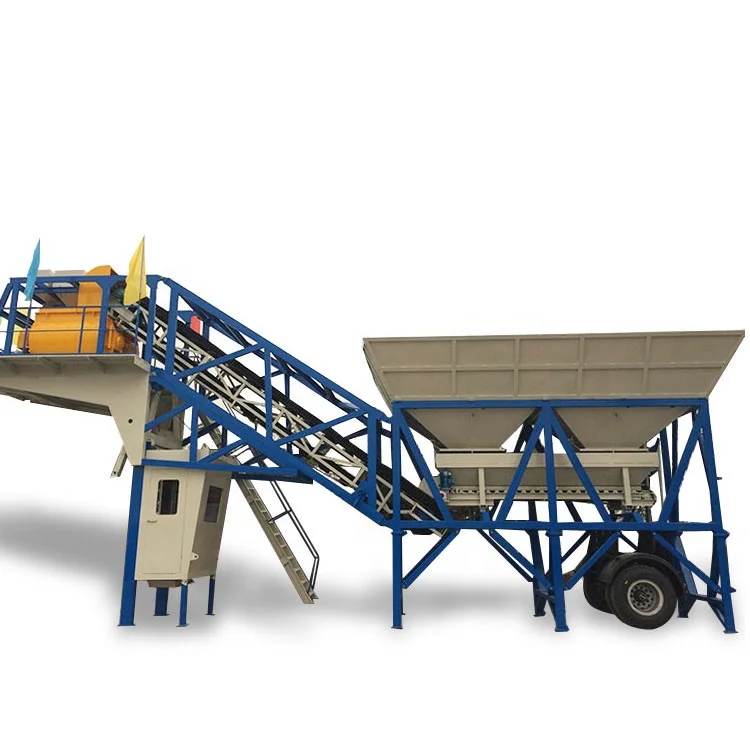 Hot sale! 25m3 cement plant Mini mobile concrete batch plant price