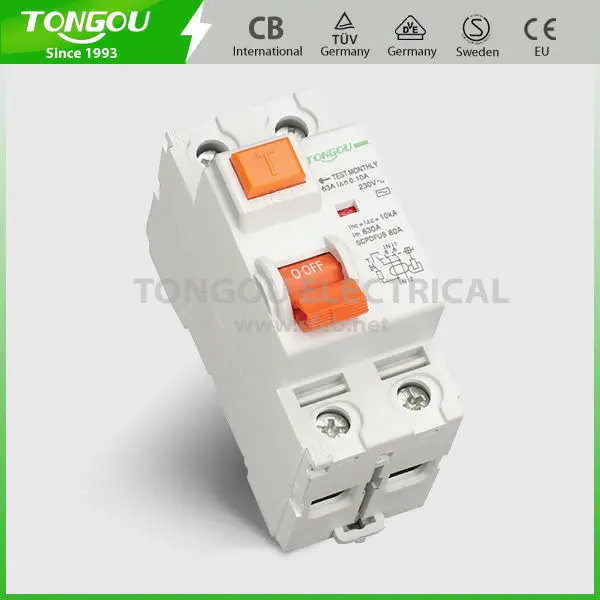 Tord1-63 16a-32a 40a-63a 2p оценка tongou узо выключатель