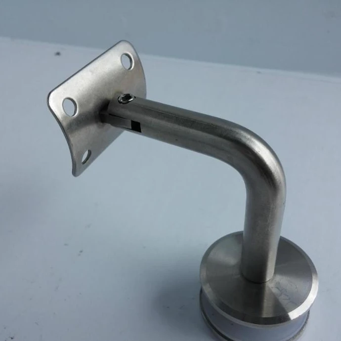 stainless steel 45 degree angle bracket stair railing