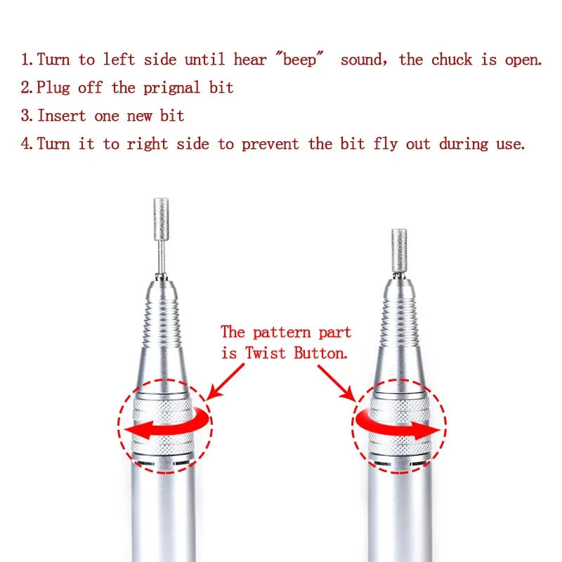 Портативный наконечник для маникюра iвера 15000 об/мин с USB-дизайном