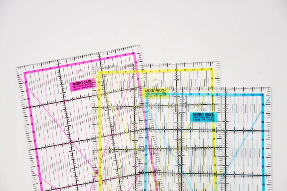 Тайваньская стабильная поставка, шкала для шитья, прямоугольная, 30x15 см, измерительная линейка для квилтинга, размер