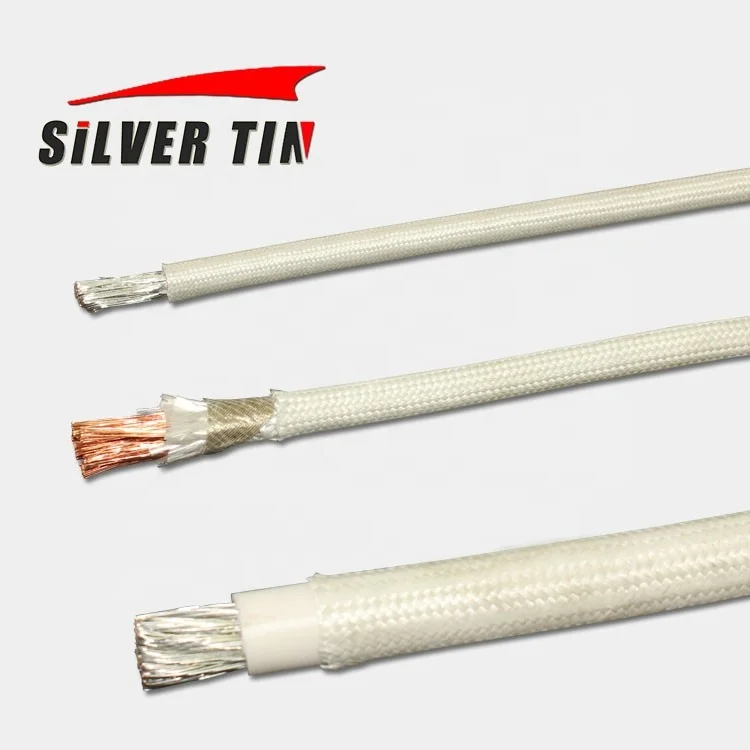 high temperature fiberglass braid mica tape wire
