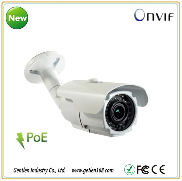 Onvif 960p 1.3 мегапиксельной низкой освещенности водонепроницаемый ик варифокальный 30m наружного видеонаблюдения ip-камера poe