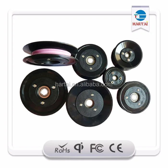 roller pulley wheels with bearings small grooved wheels