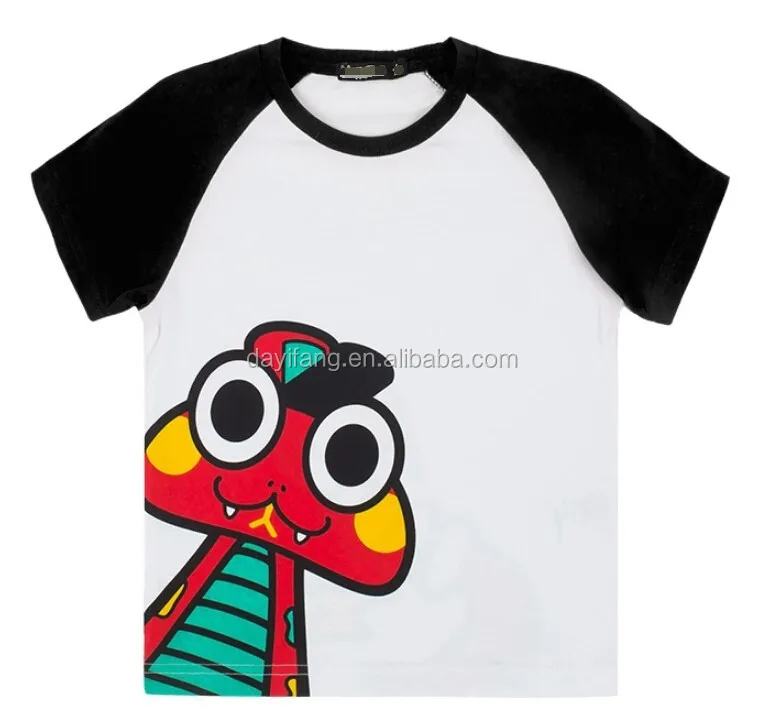 hot-selling Eco-Friendly print kids cute t-shirt design t-shirts young boy