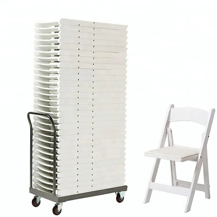 Awesome plastic white folding wimbledon wedding event chair