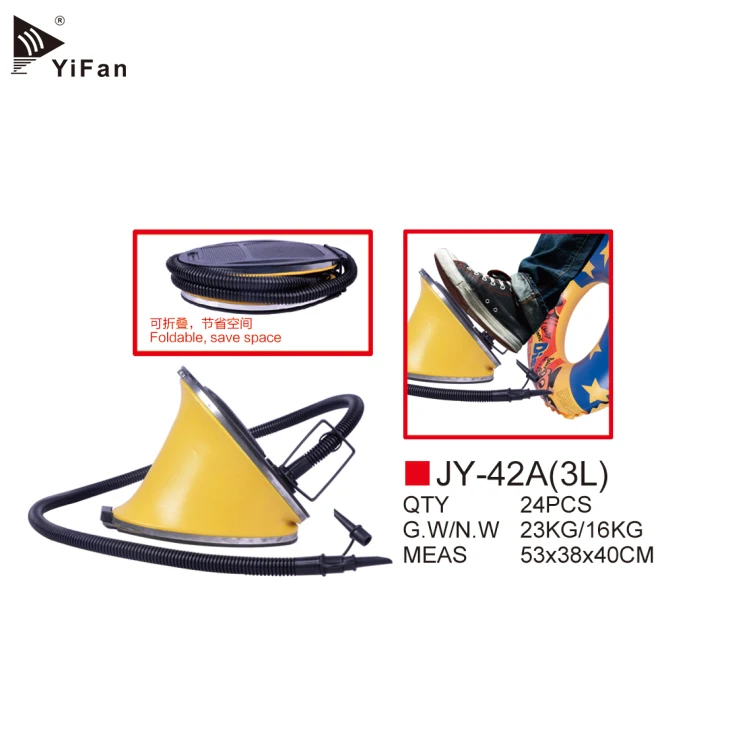 Factory Manufacture Various Plastic Mini Foot Air Bike Pump