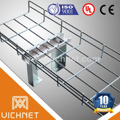 Vichnet Metal Stainless Steel Cable Trunk Size Customized Wire Mesh Tray for Data Center