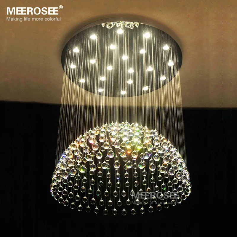 Large Crystal Ceiling Light Fixture Crystal Lamp for preject hotel Lustres lamparas lighting MD81750-L21