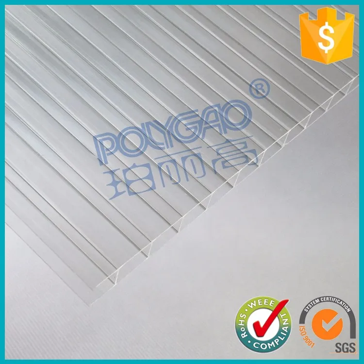 Latest 10mm alveolar polycarbonate prices for sun home