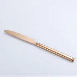 Rose gold Restaurant stainless steel spoon fork flatware sets, inox cutlery