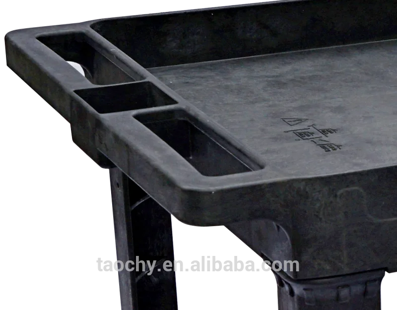 multifunction trolley plastic rolling cart work table