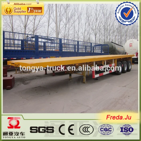 best price container truck flatbed semi-trailer