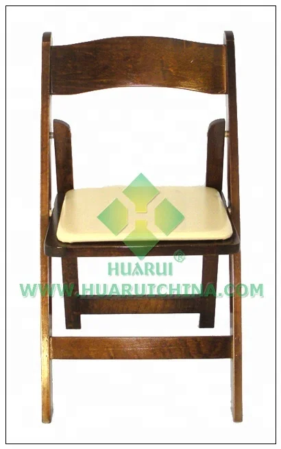 Складной стул из натурального дерева wimbledon для свадьбы