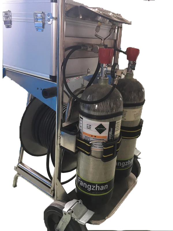 
FANGZHAN wheeled breathing apparatus with a long tube CGKH-2 6.8L cylinder for fire fighters 