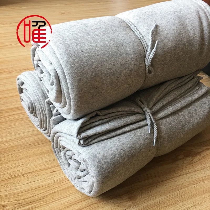 Hot Sale 80% Cotton 20% Polyester Monogrammed Soft Fleece Stadium Sweatshirt Blanket