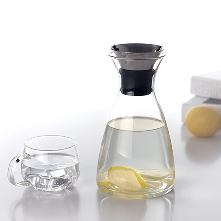 
High Quality Borosilicate Glass Water Jug Tea Pot Juice Pitcher Cold Water 