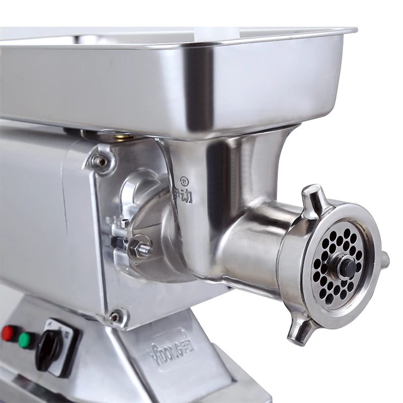 Stainless Steel Commercial 12 22 0.85Kw 1.1Kw Table Top Frozen Meat Mincer Mincing Grinding Machine Electric Meat Grinder