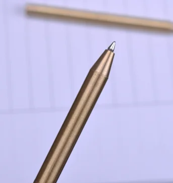 
Factory price wholesale custom silver gold thin metal brass pen with laser logo 