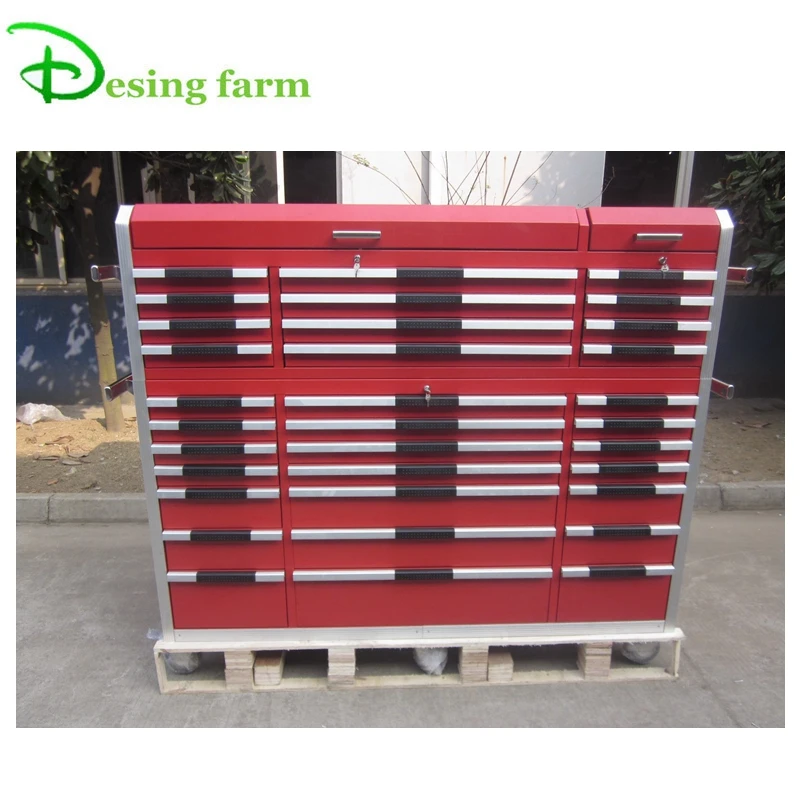 Powder coating heavy duty tool cabinet with wheels for sale