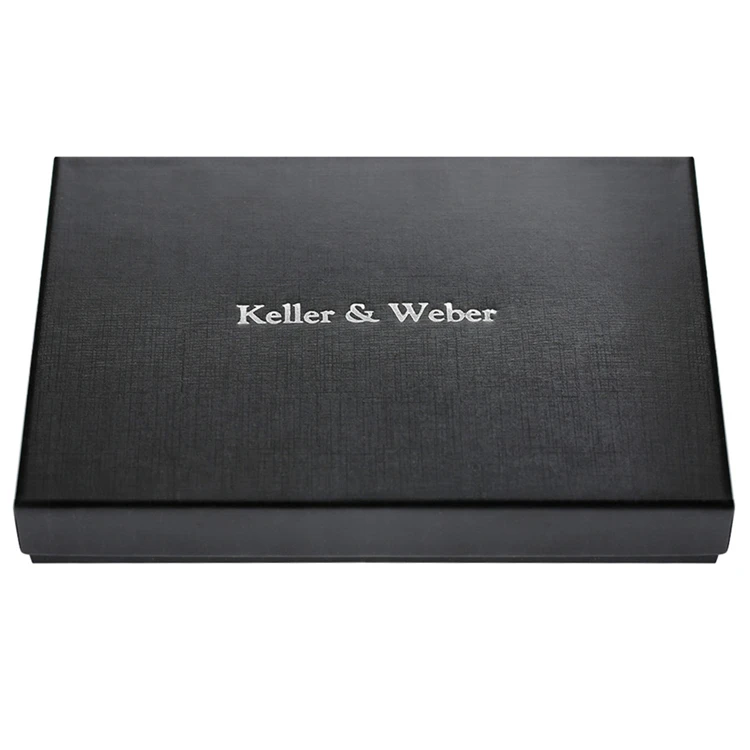 luxury wallet rigid paper packaging  men gift box