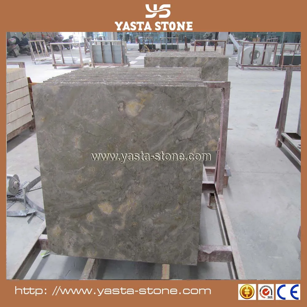Indoor 30X60cm polished Atlantic grey marble stone tile price per meter
