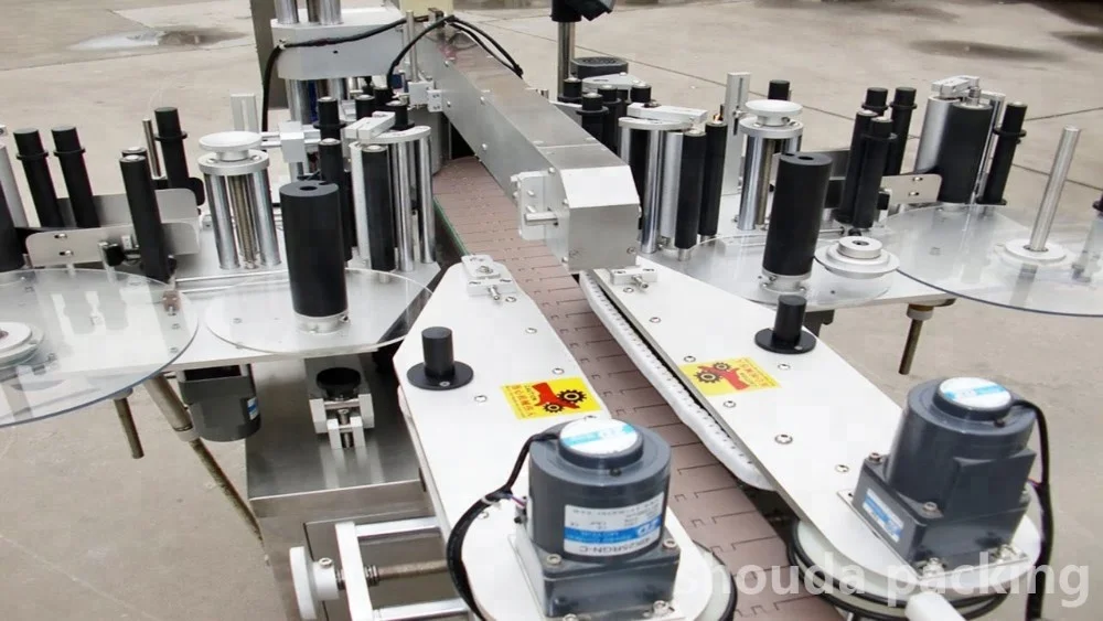 
Professional factory automatic oil plum with pulp bottle filling capping and labeling line with CE certificate 