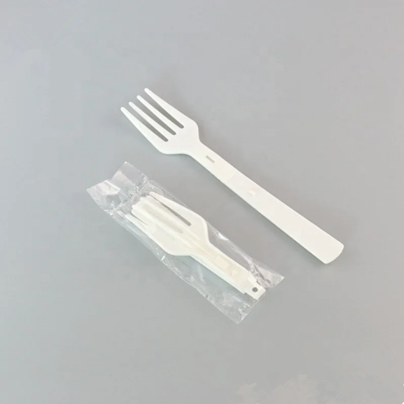 Portable Instant Noodle Fork Disposable Plastic Folding Fork