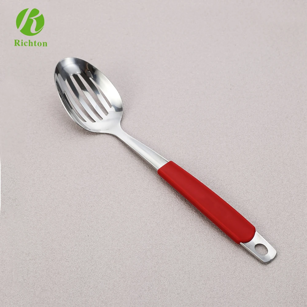 Stainless Steel Serving Spoon Slotted Skimmer Quality Extra Fine Buffet Party Dinner Kitchen Tools Thermomix Conlander Durable