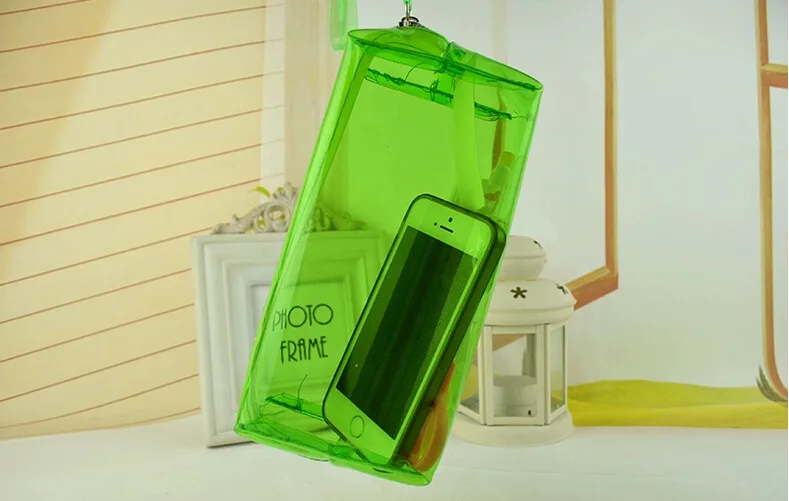 Fashion Children kids PVC Pen Bag Colorful Creative Pencil Case