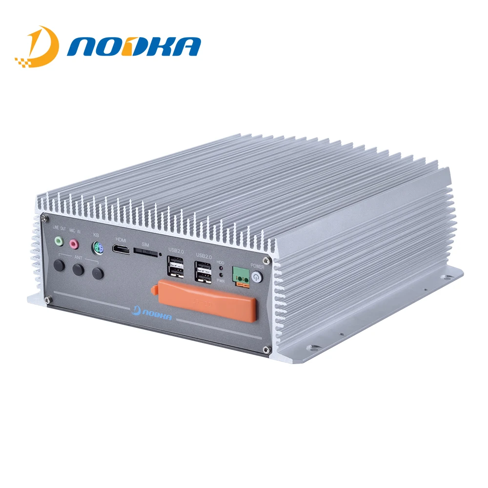 Wide Temperature fanless i7 processor embedded computer Box Industrial PC