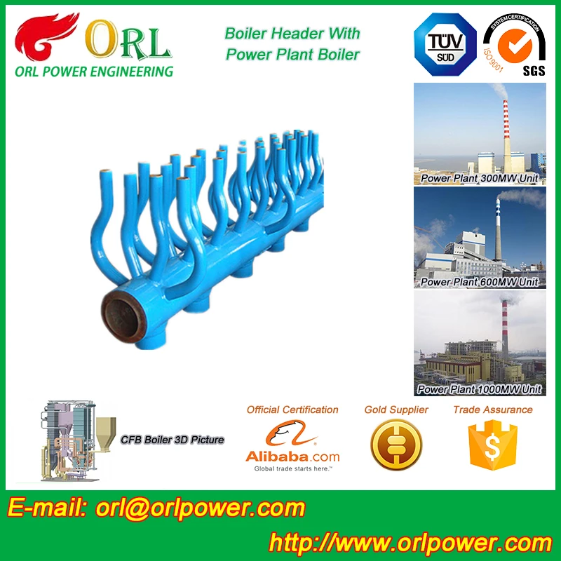 Электростанции тепловой нефтяной котел заголовок ЛОР Питания ASTM certification manufacturer