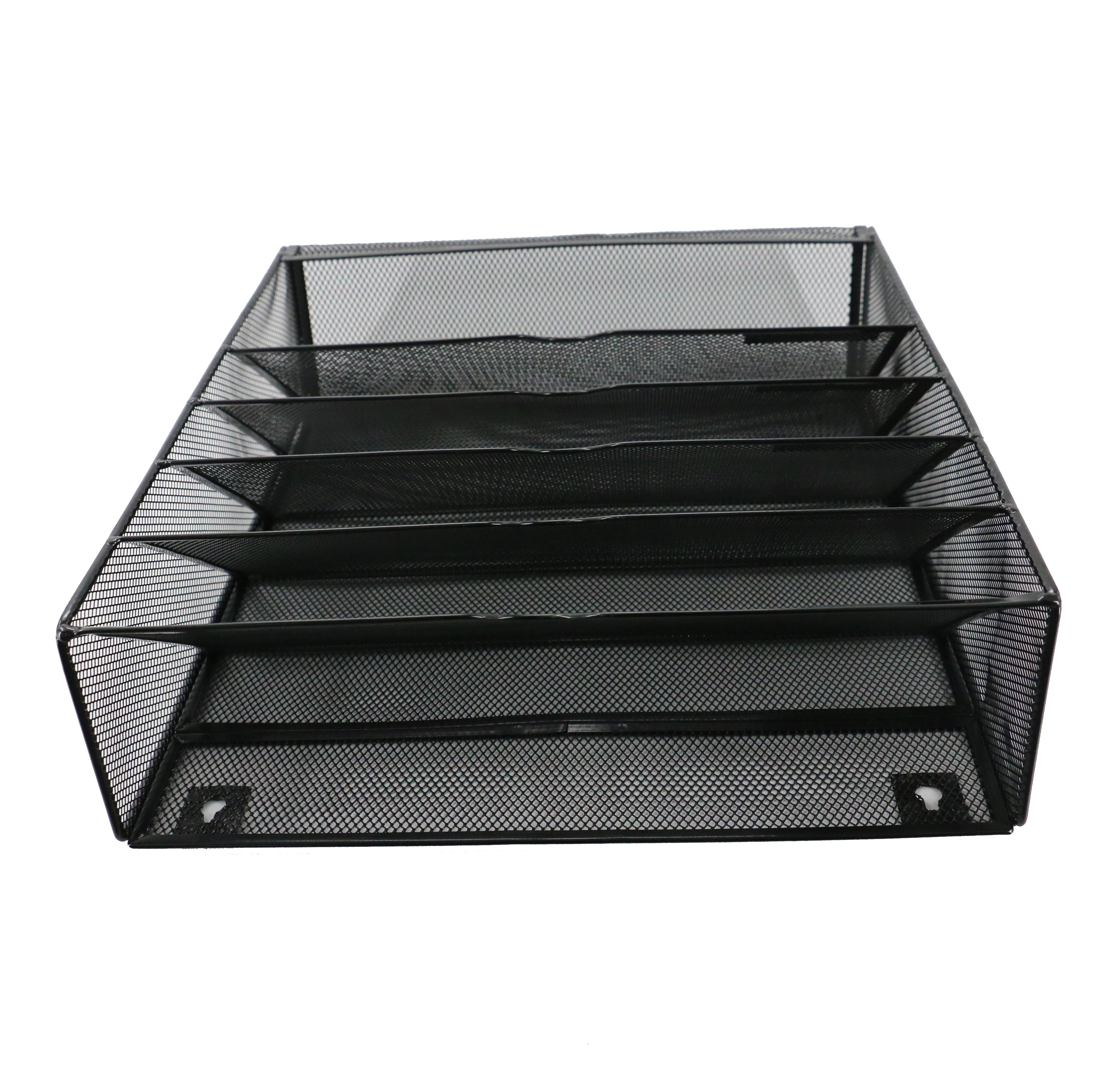 Металлическая настенная Папка-органайзер для файлов с 5 ярусами