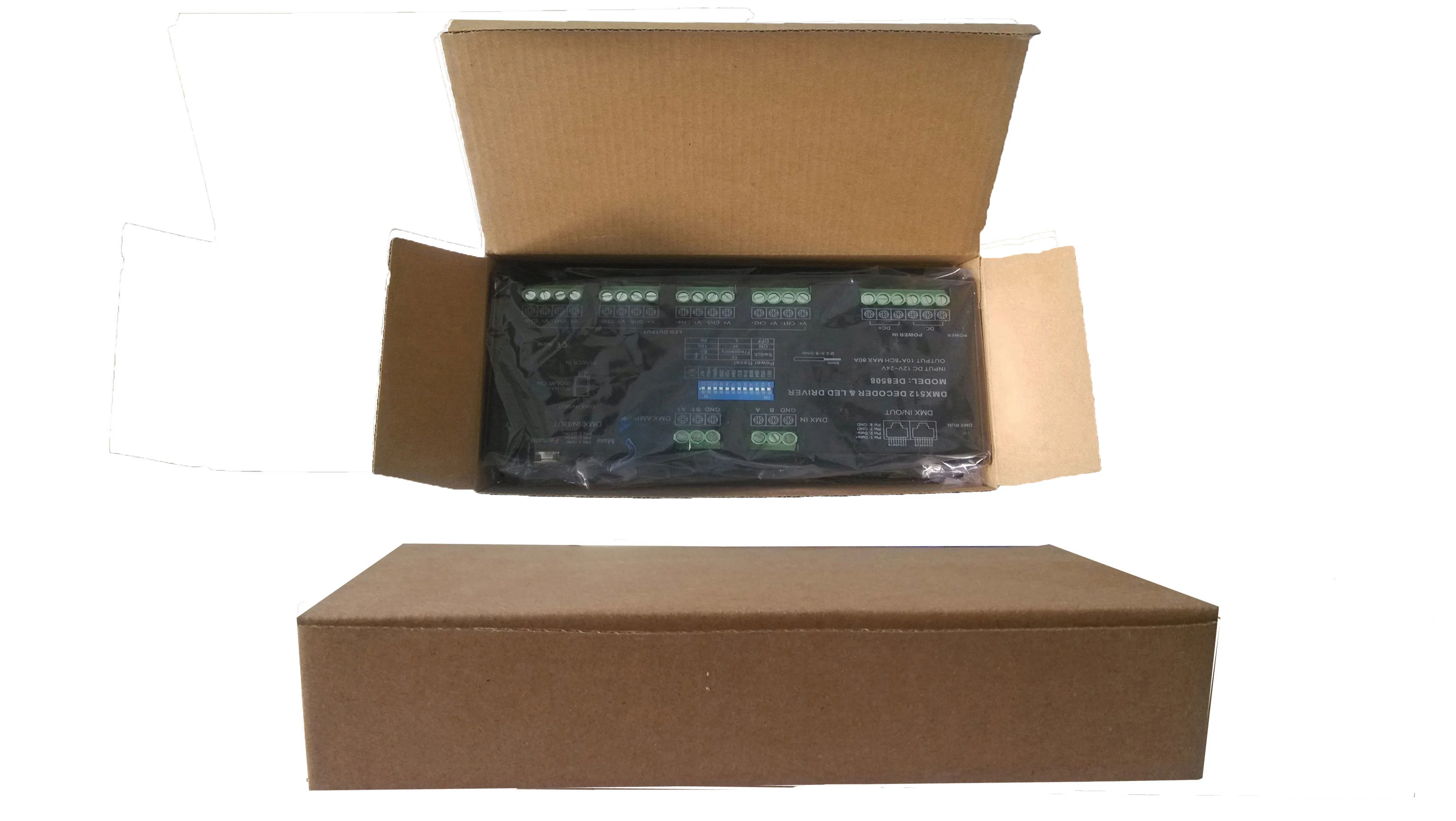 High Frequency 10Ax8CH Constant Voltage 8Bits/16Bits Signal Amplifier DMX512 Decoder DE8508