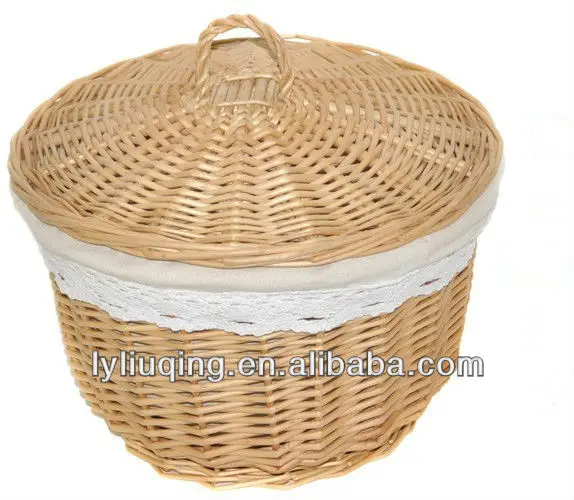 плетеная корзина хлеб уиллоу выстроились хлеб корзины
