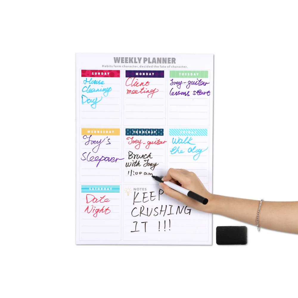 
Magnetic Monthly Calendar White Board Planner for your Refrigerator or Office 17