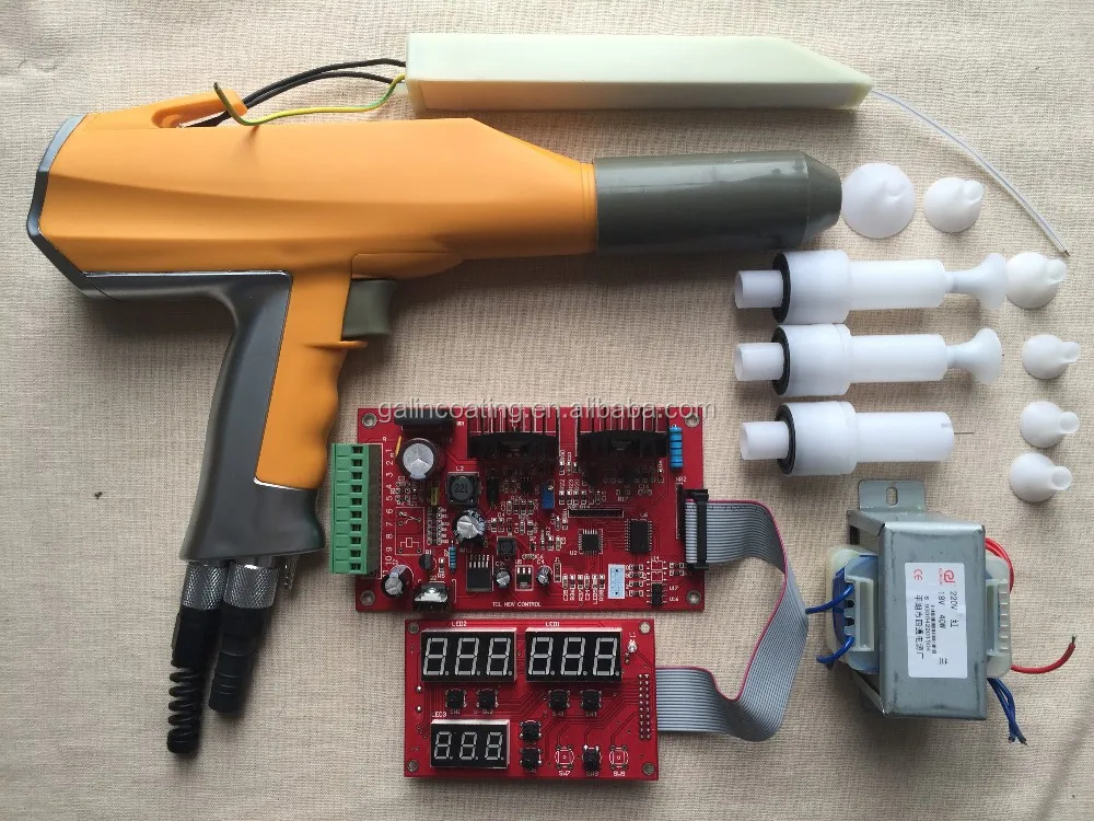 itw gema 08 type electrostatic manual powder coating spray gun with intelligent pcb