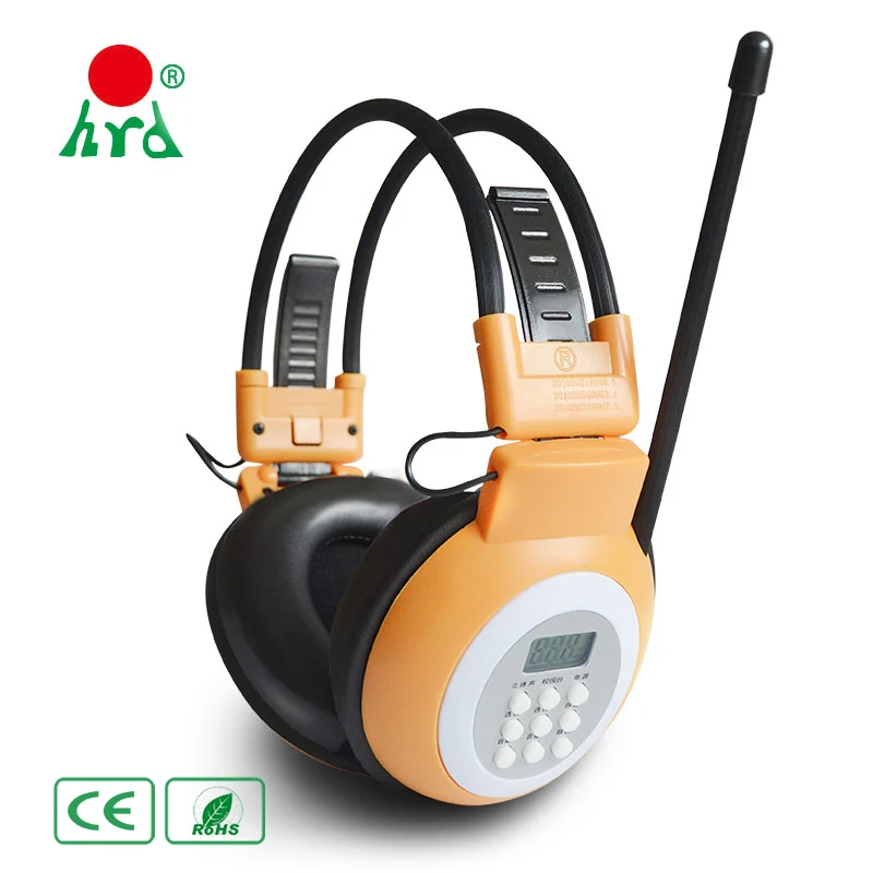 Стерео оранжевый Беспроводные спортивные наушники со встроенным Mp3 плеер