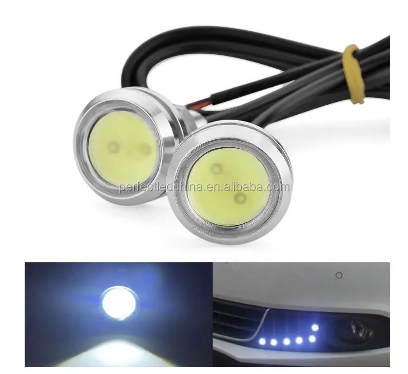 Durable manufacturers car cob with screw rogue reversing lights 18mm eagle eye waterproof led daytime running car light