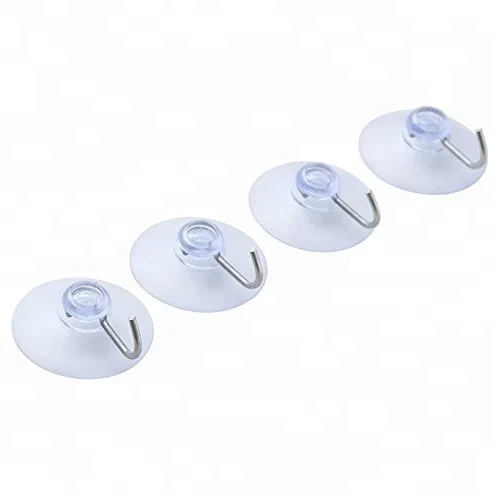 Amazon hot sale 45mm diameter metal suction cup hook for glass
