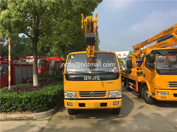 Low price 12m Hook arm aerial working platform truck