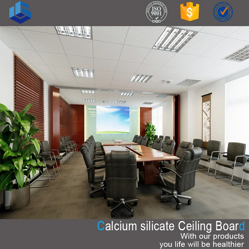 
Acoustic decorative calcium silicate false ceiling specifications 