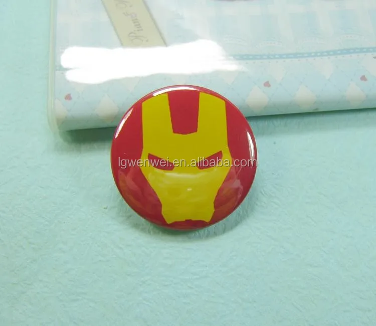 Cheap Metal Button Badge/ Mirror Button Badge Pin/ Wholesale Custom Tin Badge