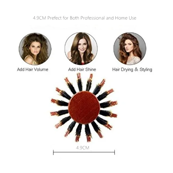 Высококачественная натуральная деревянная Персонализированная расческа для красоты волос