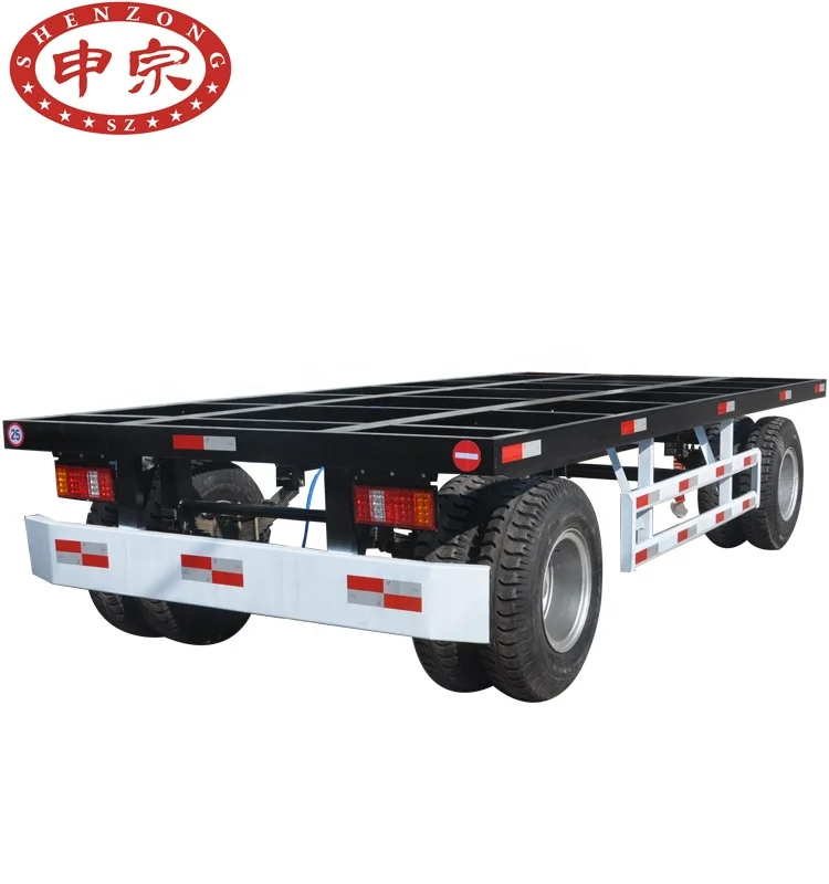 Good quality factory plant usage forklift tow trailer skeleton chassis for sale