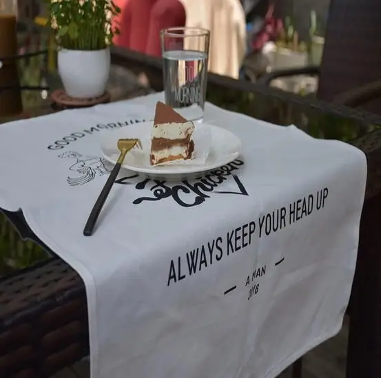 Высококачественное кухонное полотенце и чайное полотенце из 100% хлопка с принтом здоровья