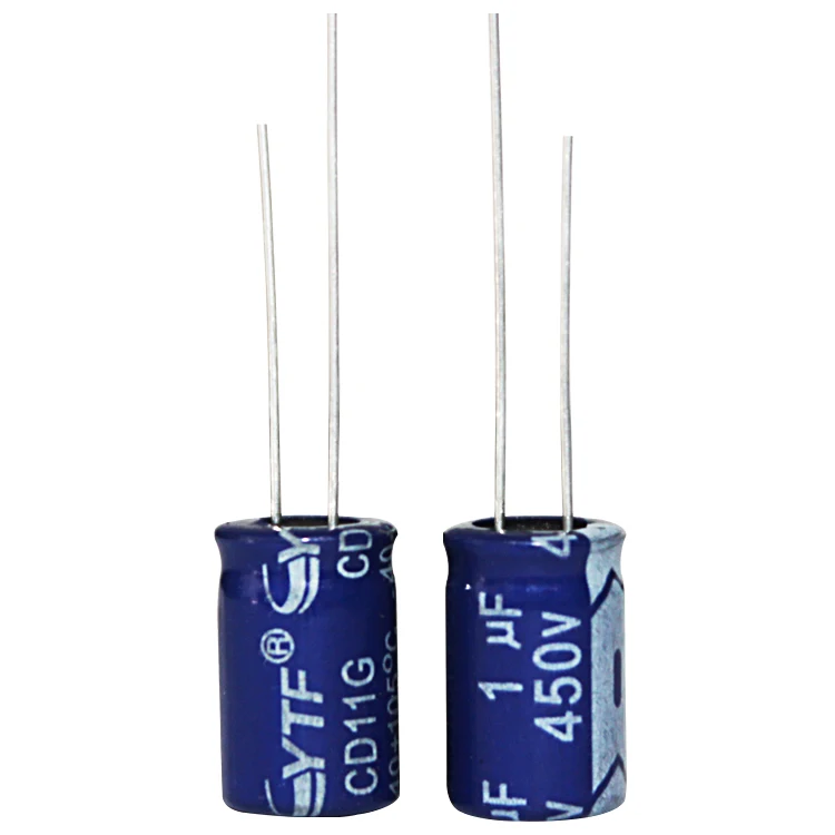 ОАЭ производитель Китай Купить 1uF 450 V электролитический конденсатор с завода напрямую.