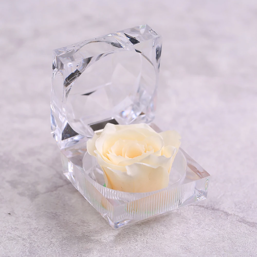 
Preserved Real Rose, Never Withered Roses Exquisite Fresh Roses Immortal Flowers Best Gift for Female 