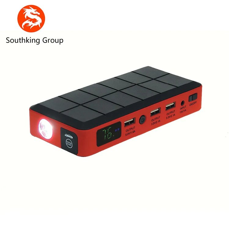 Многофункциональный 3 USB порт электрический портативный автомобильный аккумулятор зарядное устройство прыжок стартер