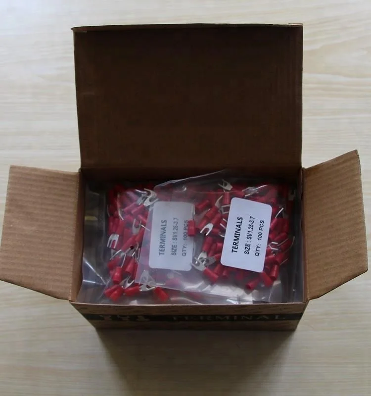 different colors automotive screw type wire connector brass battery terminals